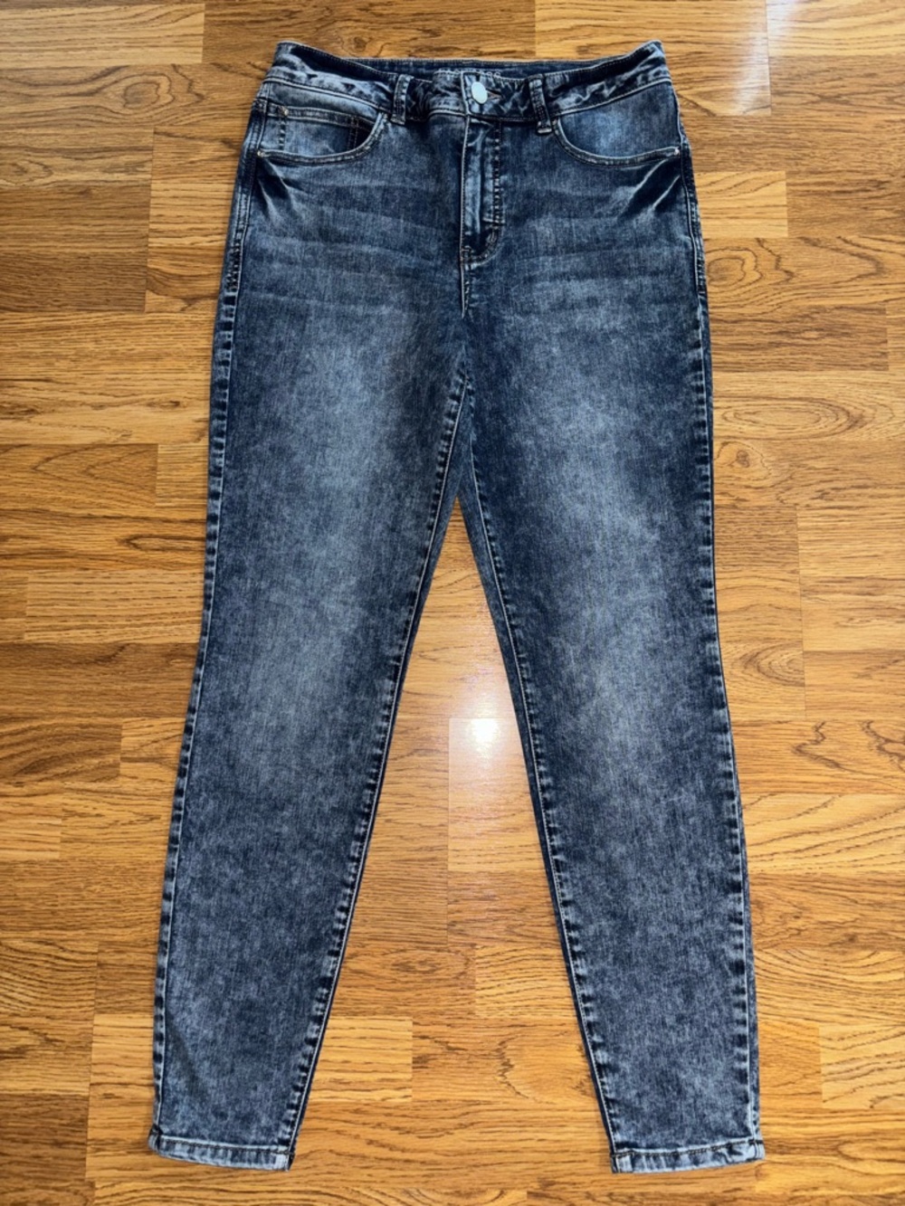 Maurices EVER Flex High Rise Skinny Jeans Women's Size 12 R Stone Wash Stretch